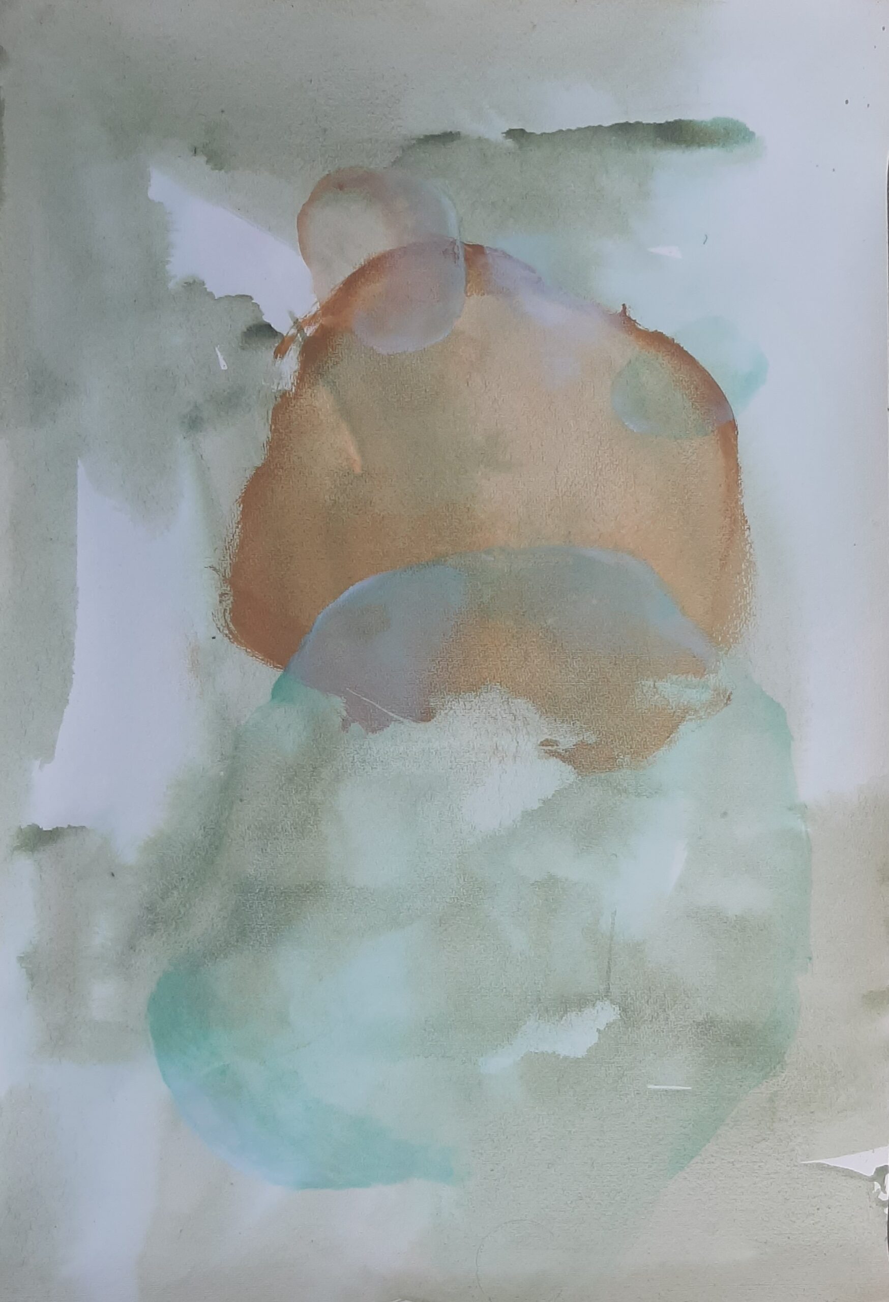 Painting by Fadi Elchamaa, Innominate #4057, 2021.