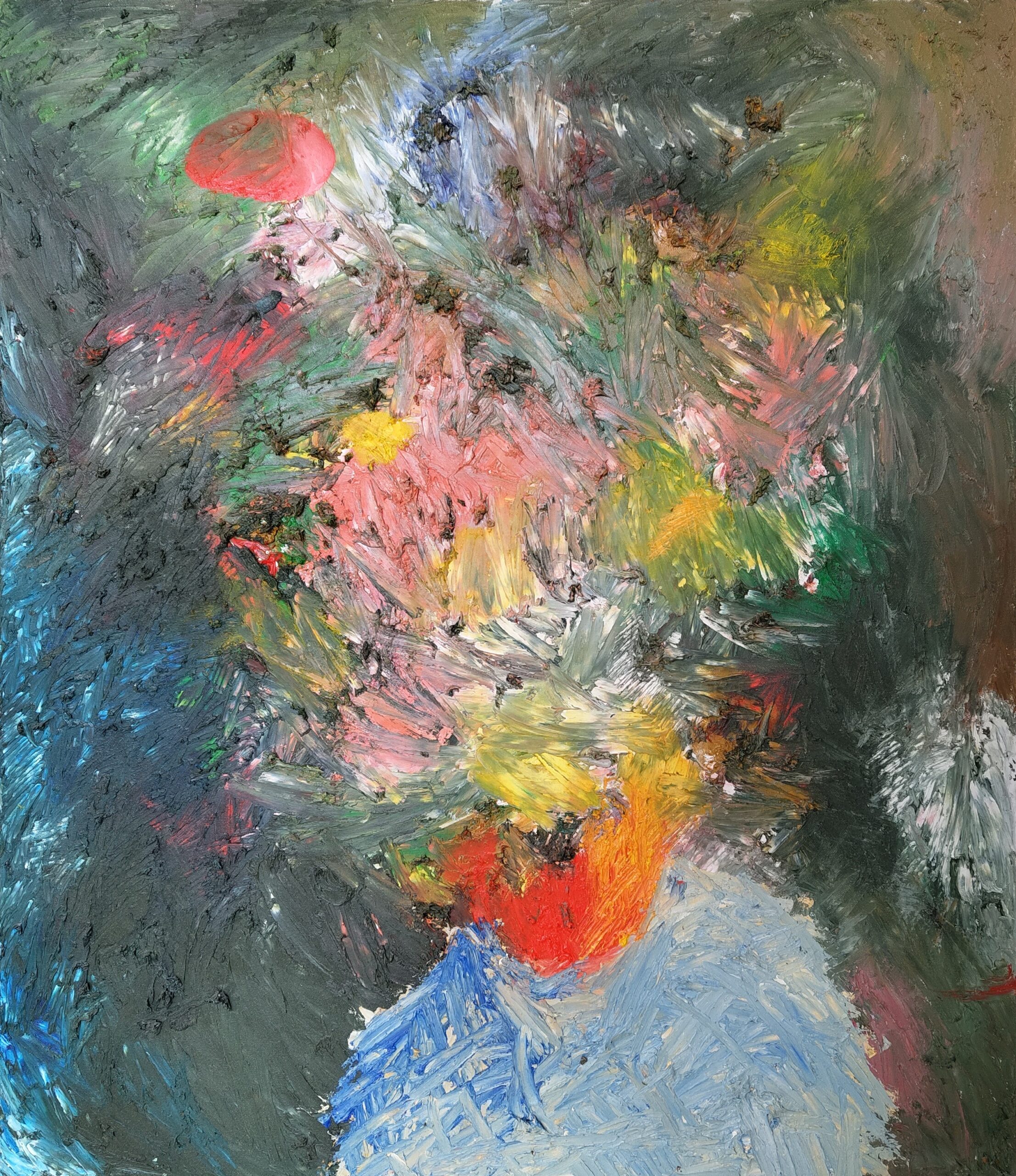 Painting by Fadi Elchamaa, Innominate #12577, 2024.