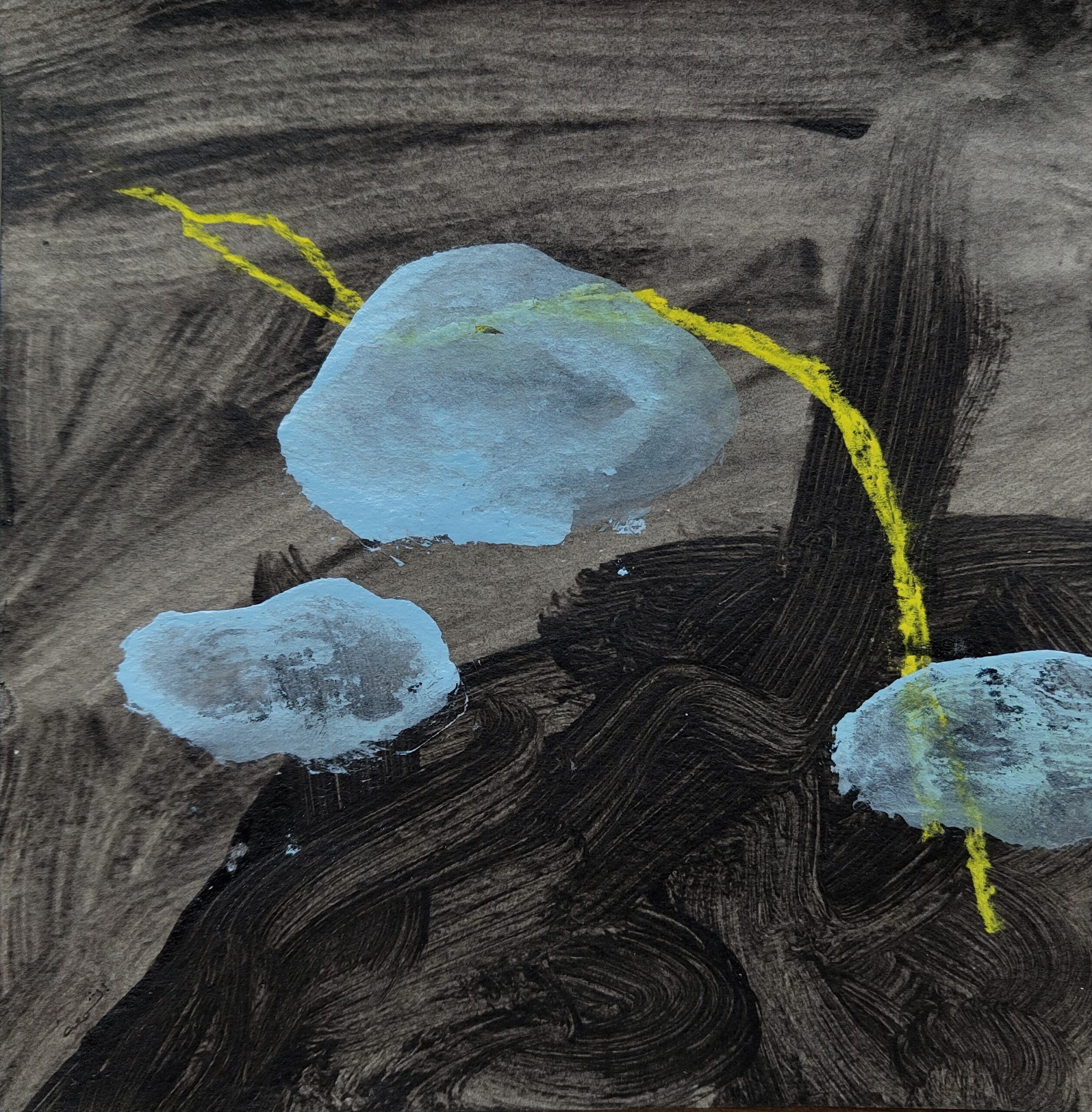 Painting by Fadi Elchamaa, Innominate #15643/a, 2024.
