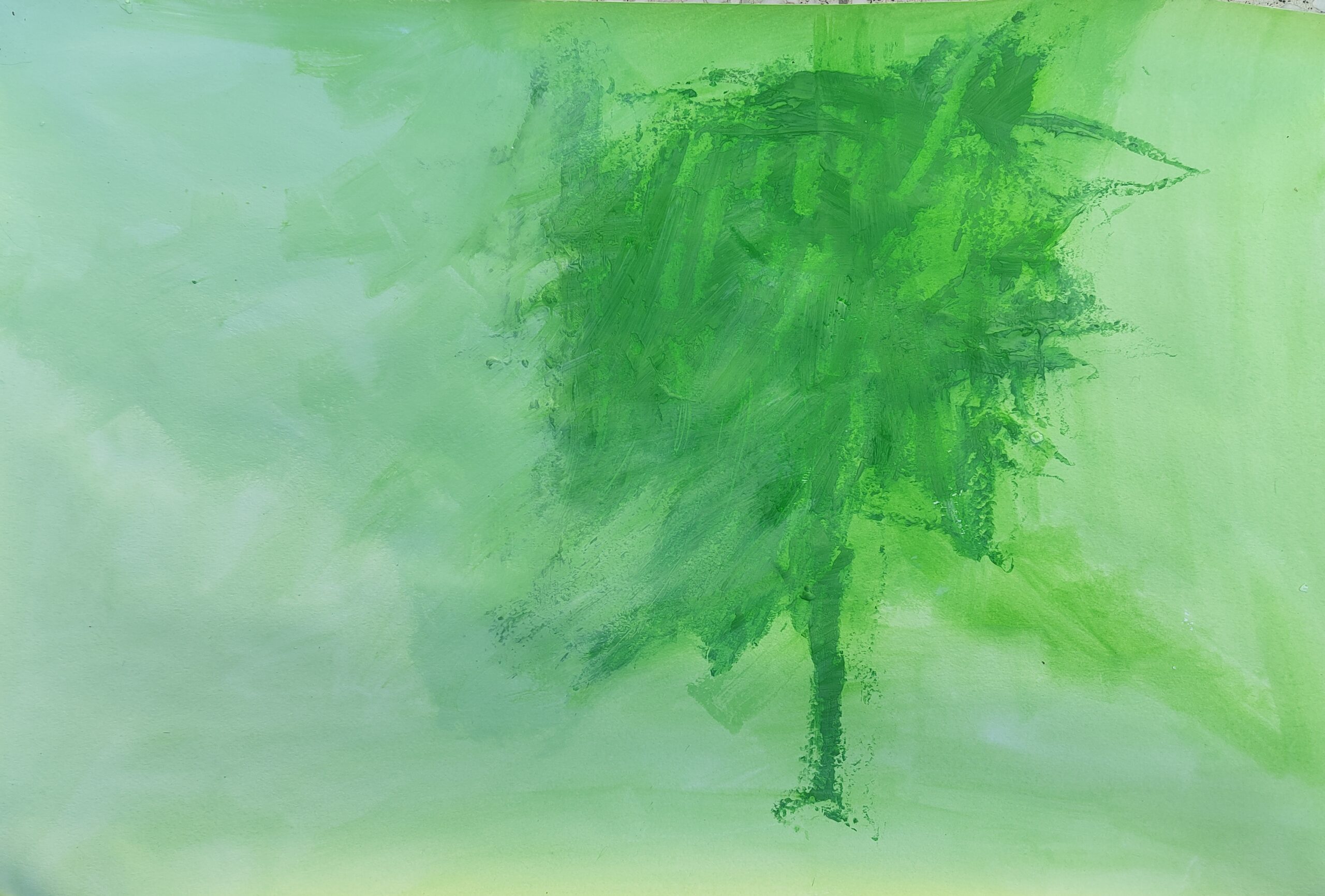 Painting by Fadi Elchamaa, Innominate #19037, 2025.