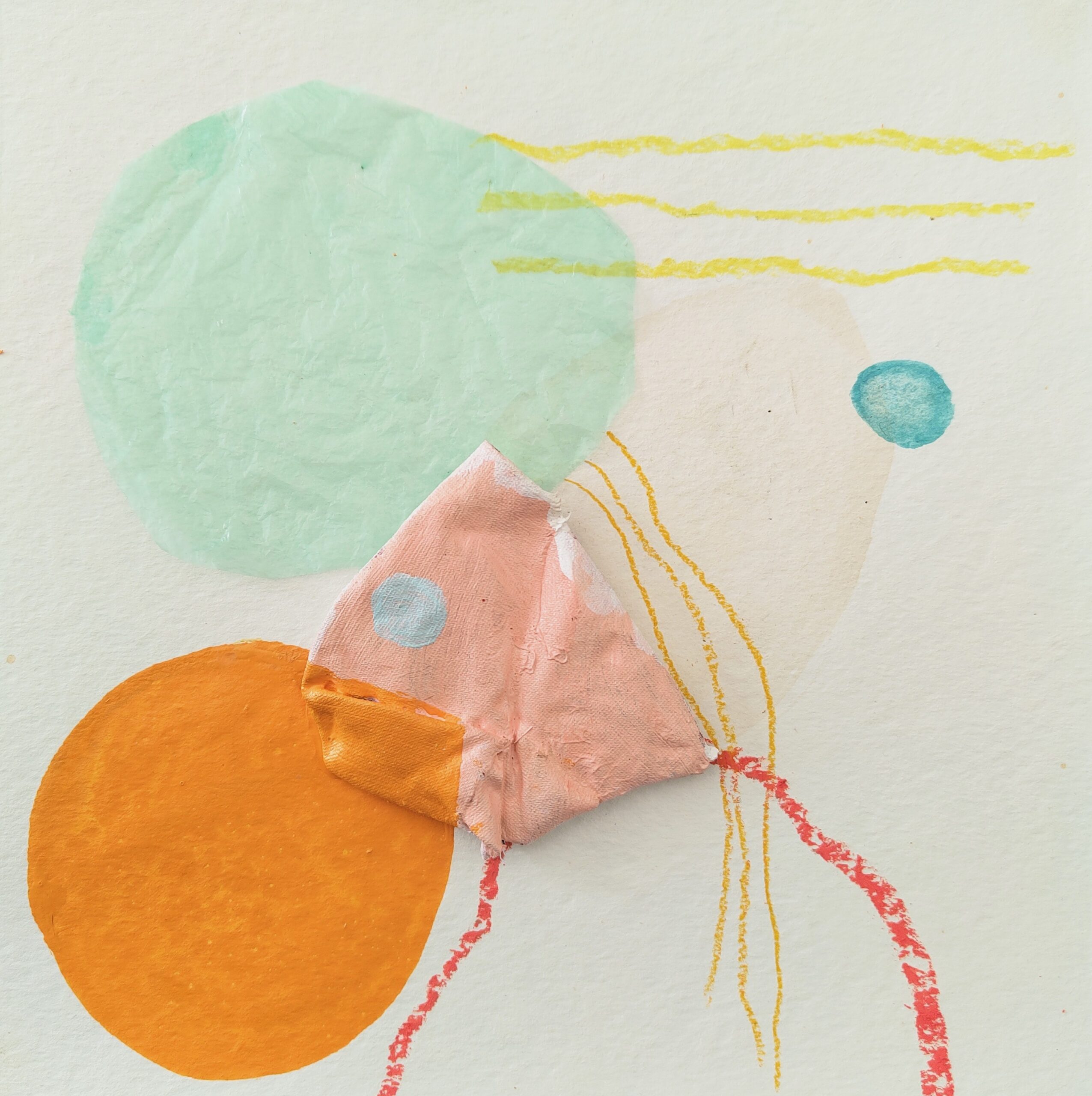 Painting by Fadi Elchamaa, Innominate #13313, 2024.